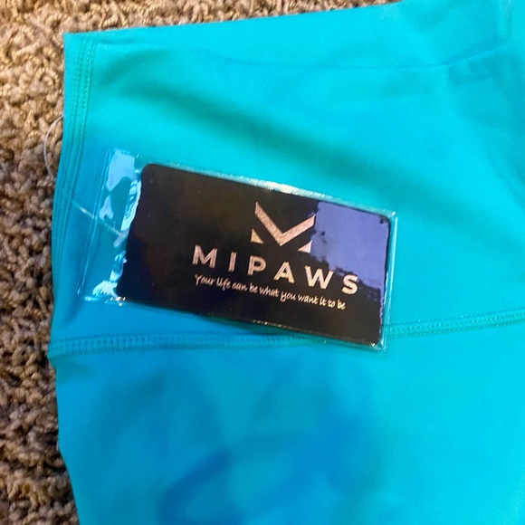 NWT Mipaws 7/8 length high rise leggings. Size XL - Picture 4 of 9